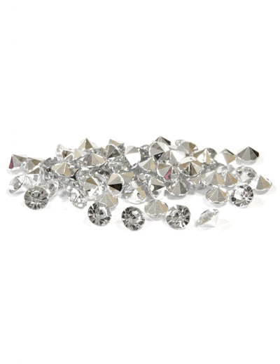 Strass décoratifs diamants factices pour décoration argenté