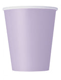 Vaisselle jetable violette