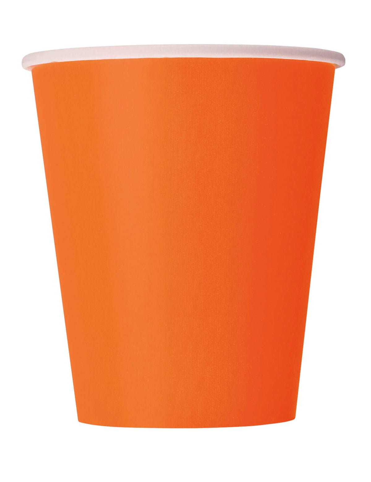 Papirnati lončki oranžna za zabavo 266 ml