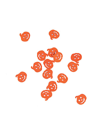 15 oranžnih bučnih konfetov za mizo Halloween 10 g 