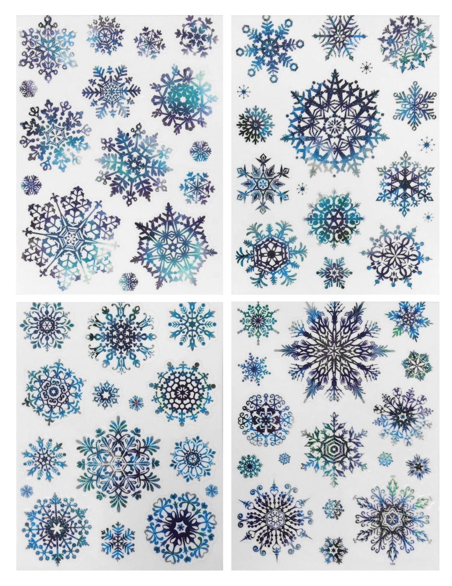 15 okraskov za okna iz kosmičev 27 x 20 cm