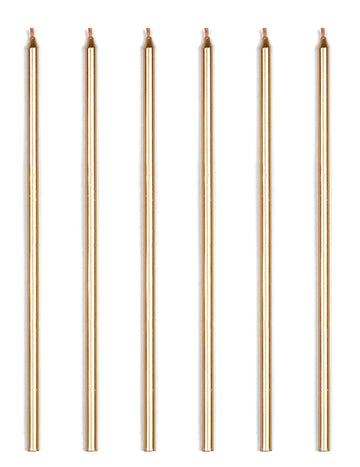 16 velikanskih zlatih kovinskih 18 cm