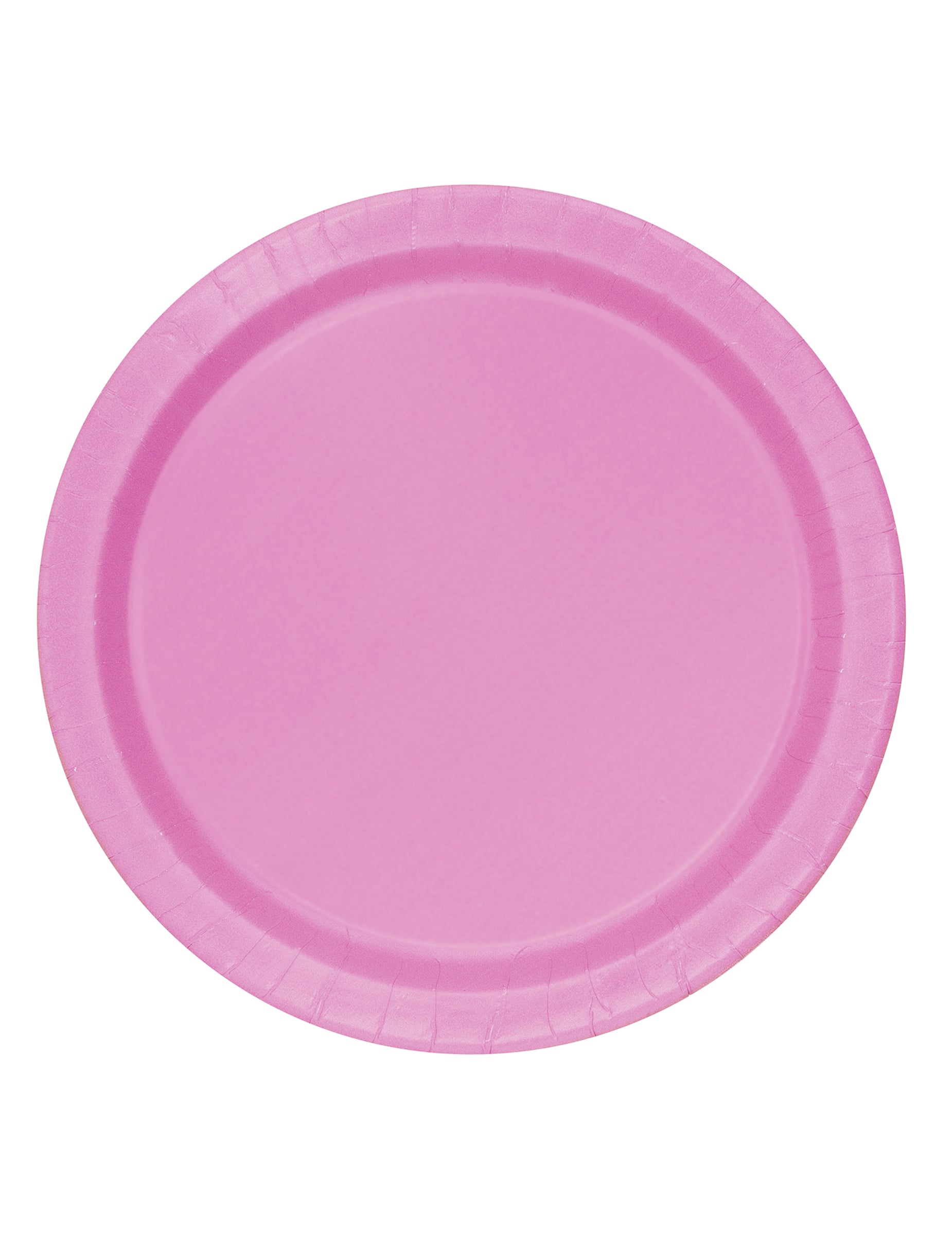 Assiettes en carton pour fête et anniversaire roses