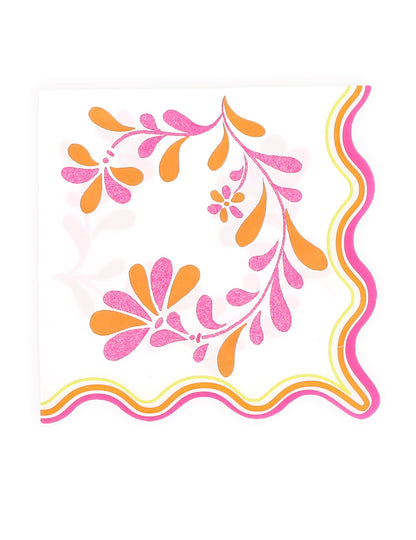 16 papirnatih serviet Pink Limonada 33 x 33 cm