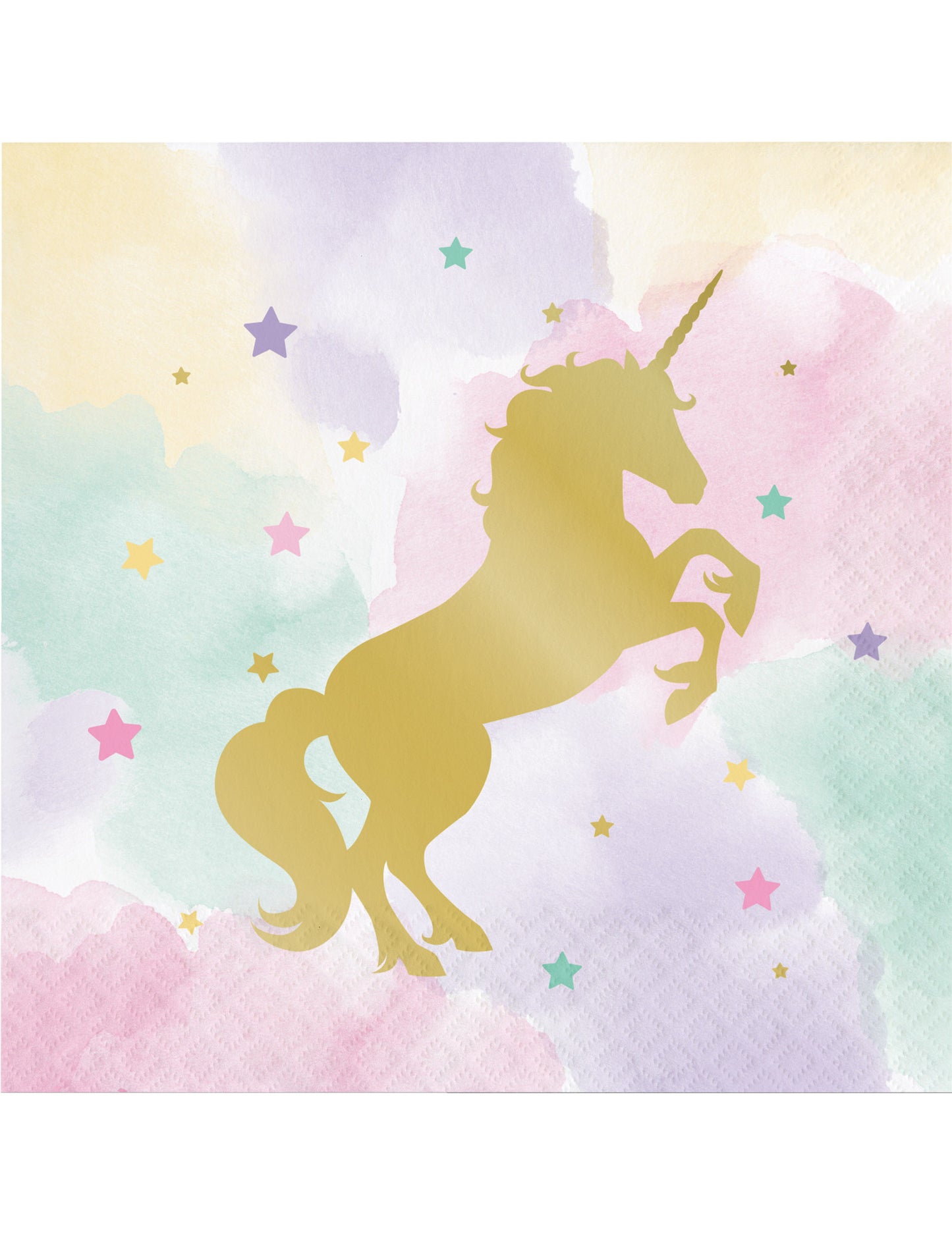 16 33 x 33 cm Unicorn papirnate brisače