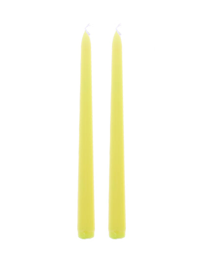 2 rumeni sveči 25 cm