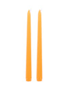 2 oranžni sveči 25 cm