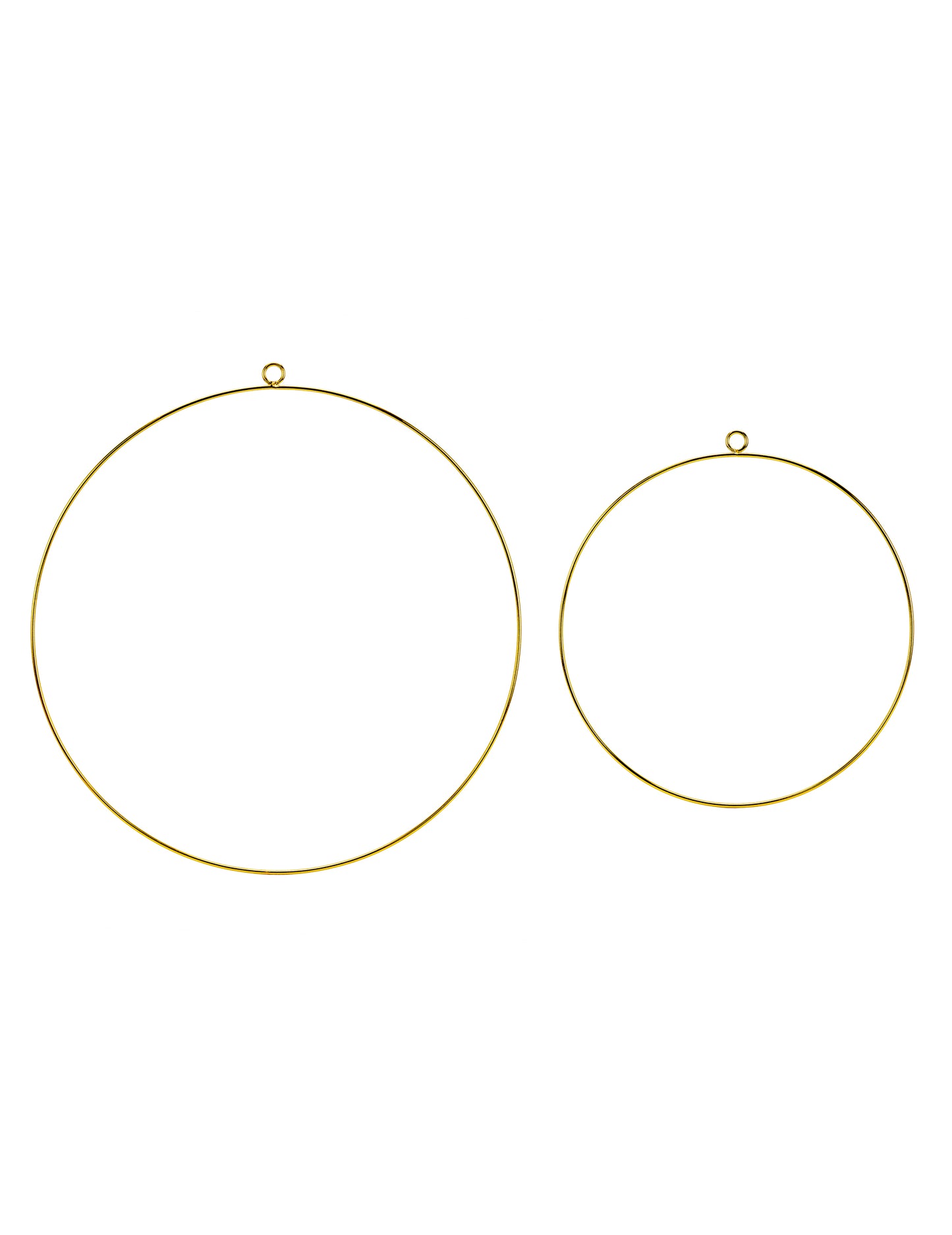 2 zlata kroga 20 in 28 cm