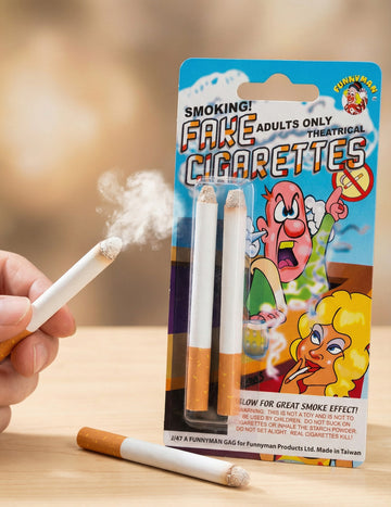 2 lažni kadilski cigareti - šale in potegavščine 