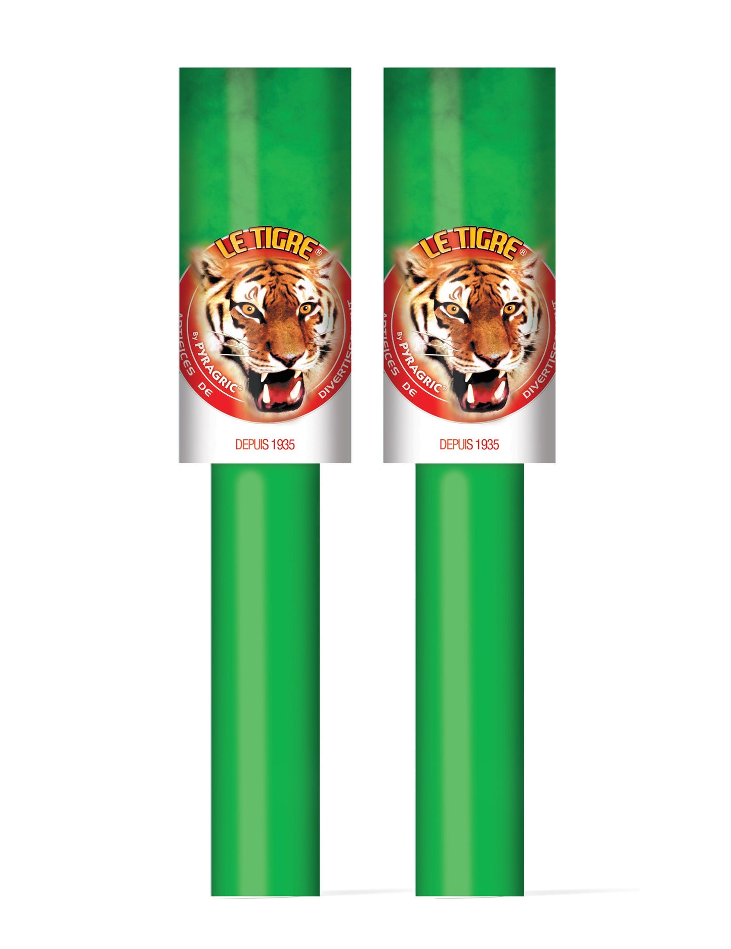 2 zeleni ročni dimni bombi, 45 sekund