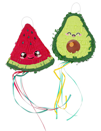 2 mini pinjate Kawaii Party Lubenica & Avokado