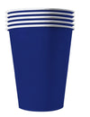 Gobelets américains en carton recyclable pour fête bleu