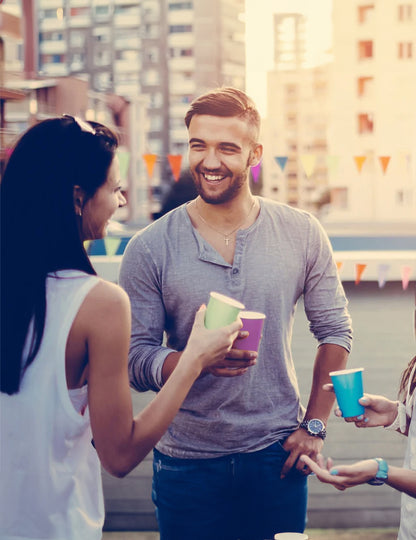 20 ameriških skodelic reciklirano oranžno 53Cl karton