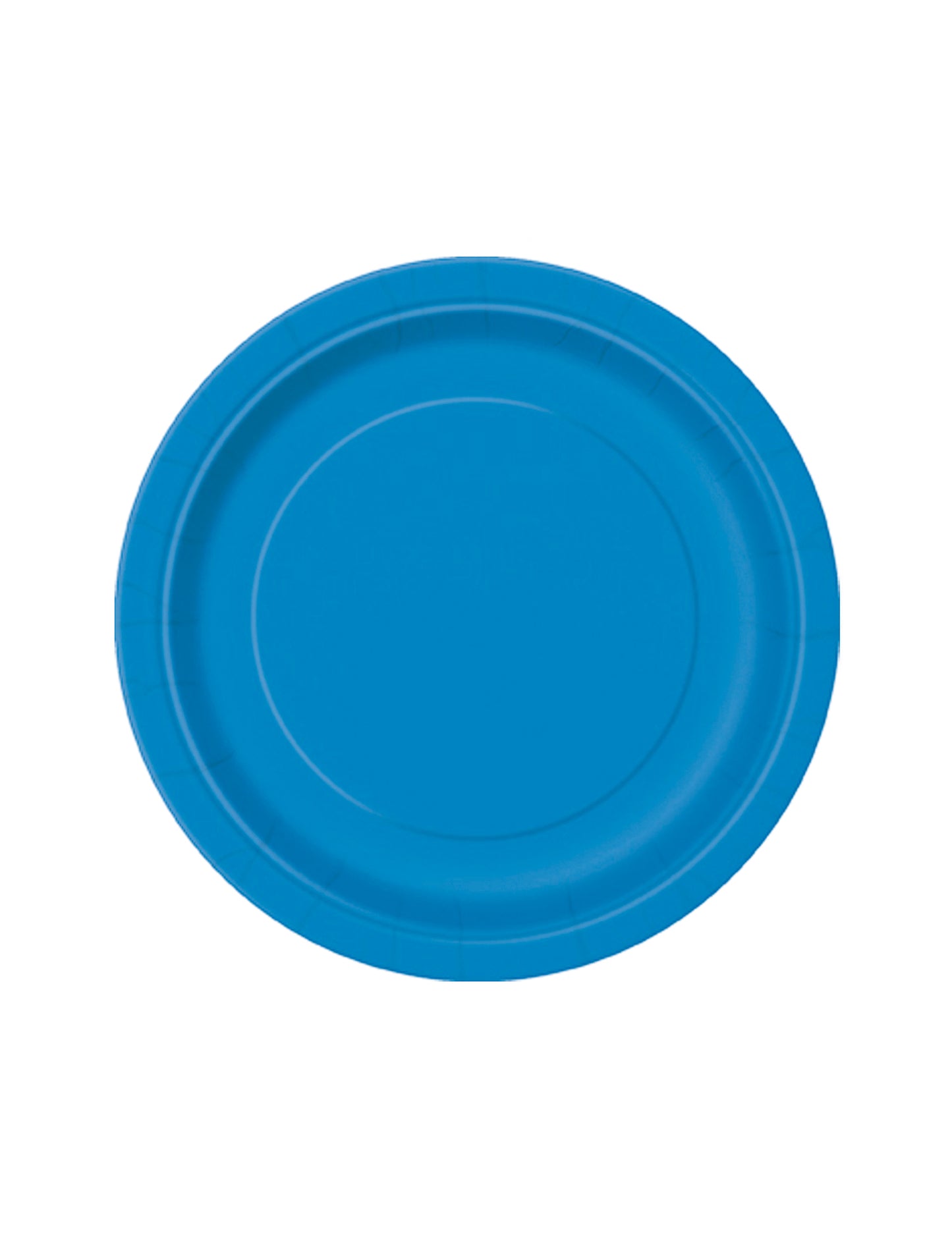 20 majhnih okroglih modrih kartonskih krožnikov 17 cm za sladico 