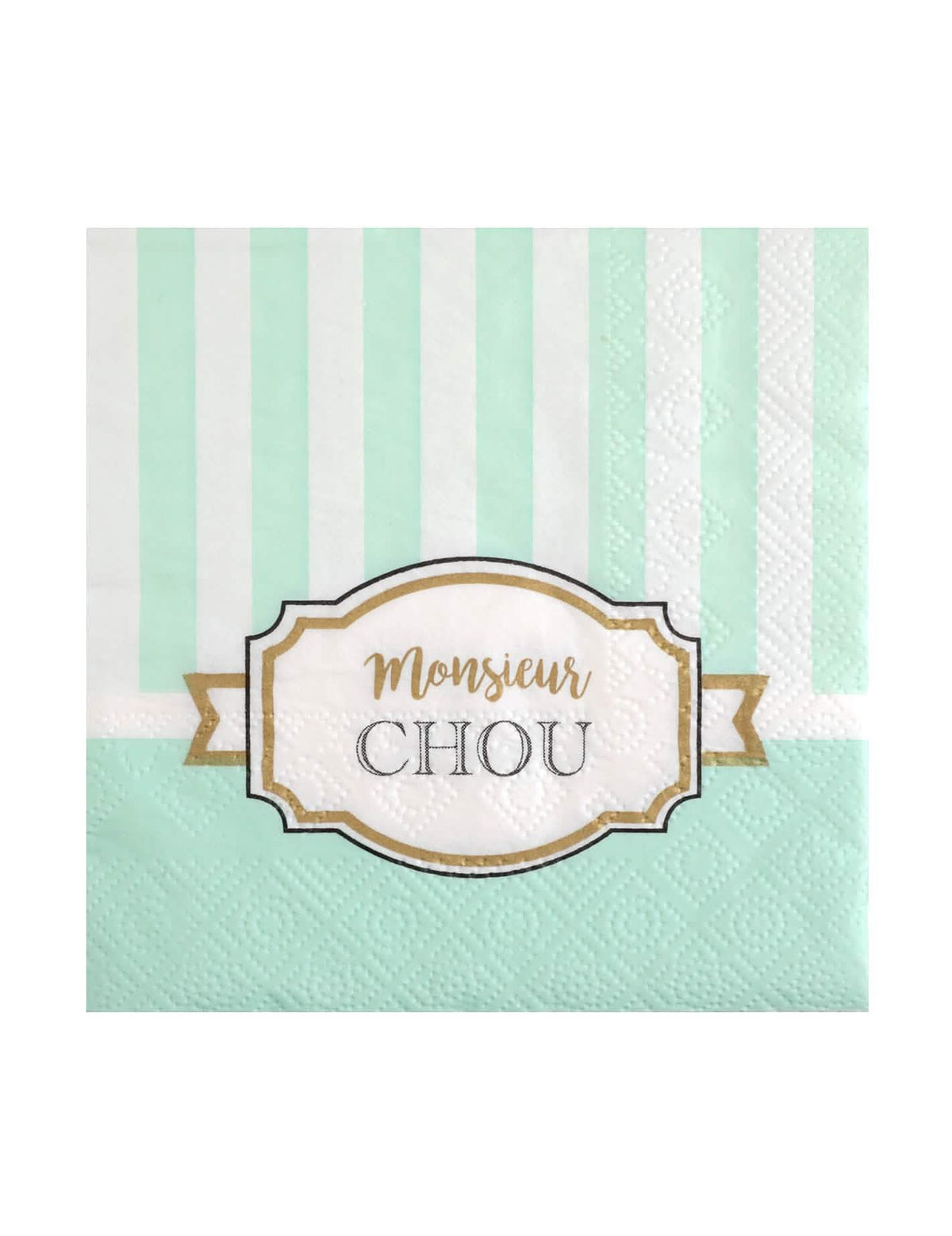 Namizna postavitev papirnatih prtičkov za baby shower gospod ljubek
