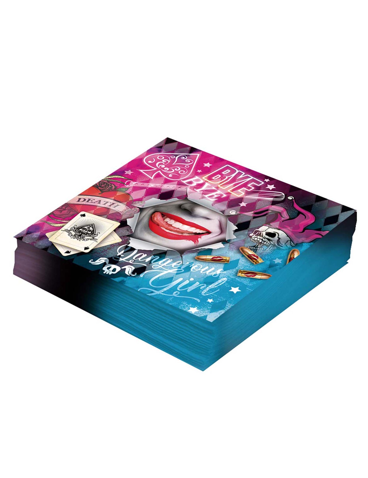 12 brisač nevarno dekle 16 x 16 cm