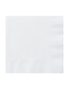 Serviettes en papier à fines rayures pour fête blanches