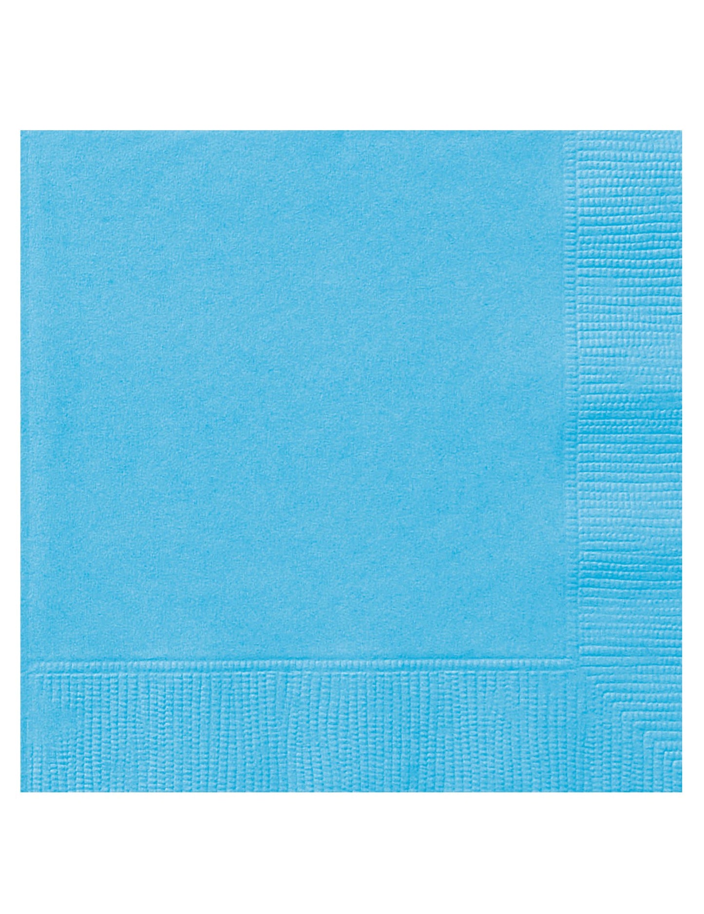 20 nebesno modre papirnate brisače 33 x 33 cm