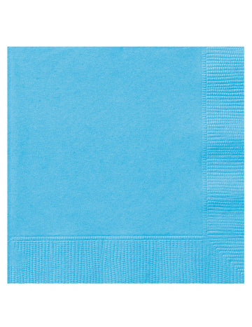 20 nebesno modre papirnate brisače 33 x 33 cm