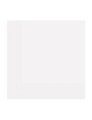 Serviettes en papier home compostable pour fête blanches