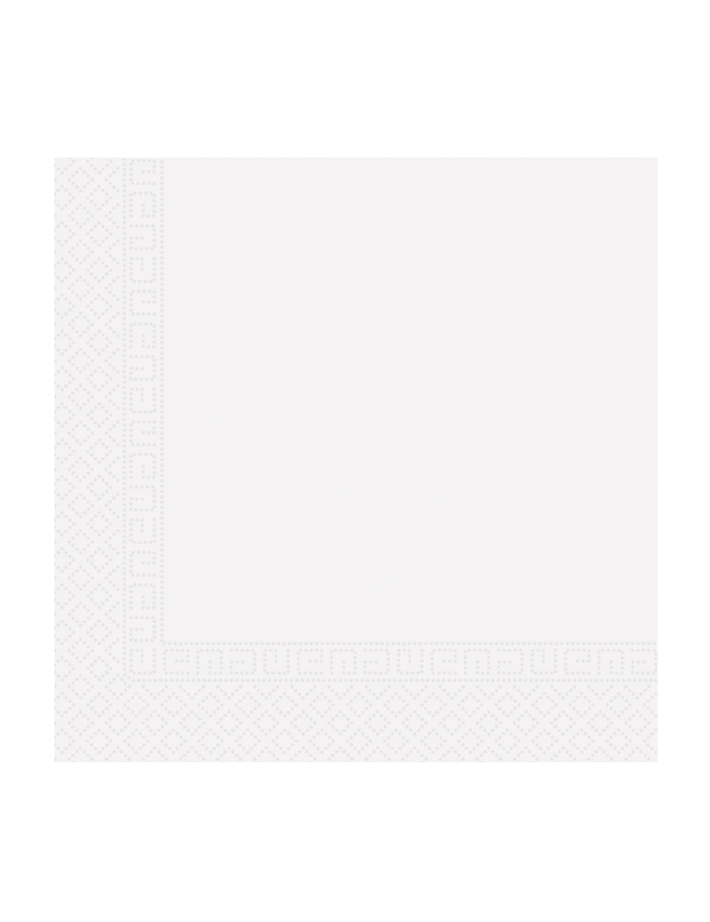 20 belih kompostabilnih papirnatih prtičkov, 33 x 33 cm cm za zabavo