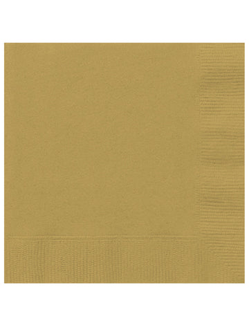 20 zlatih papirnatih prtičkov 33 x 33 cm za praznovanja 