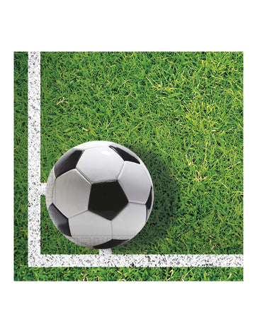 20 papirnatih serviet nogometna zabava 33 x 33 cm nogometno igrišče 