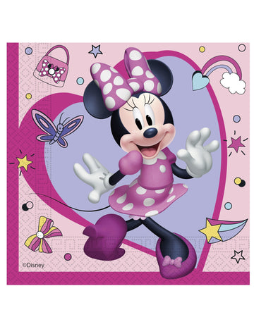 20 Minnie Junior Paper Papirnate brisače 33 x 33 cm