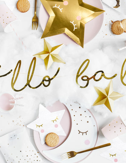 20 prtičkov v majhnem papirju bele zvezde 16 x 16 cm