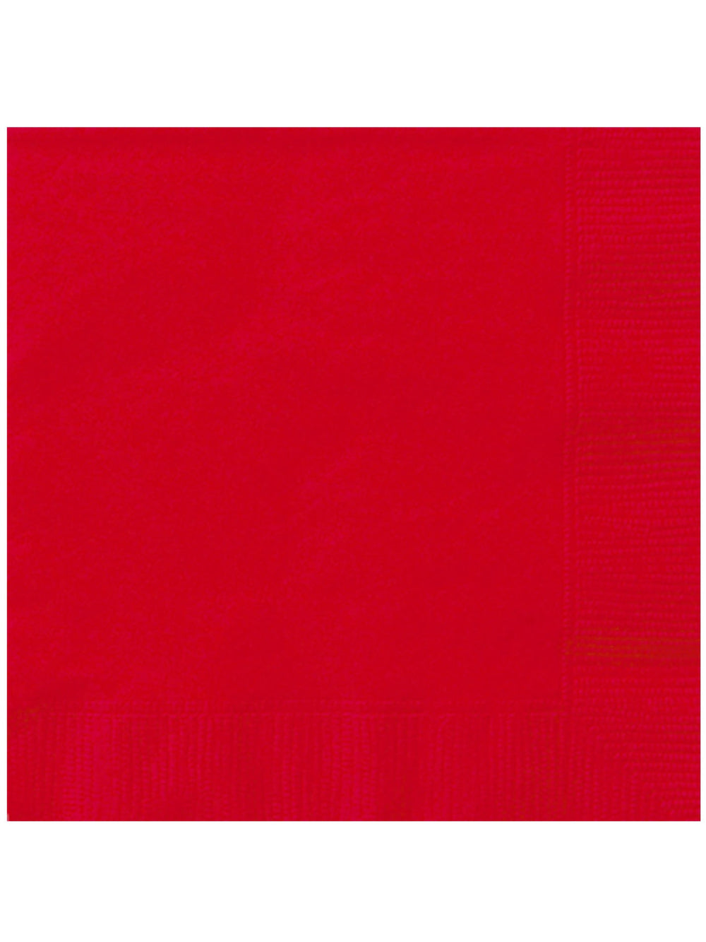 Serviettes en papier pour fête rouges jetables lot de 20