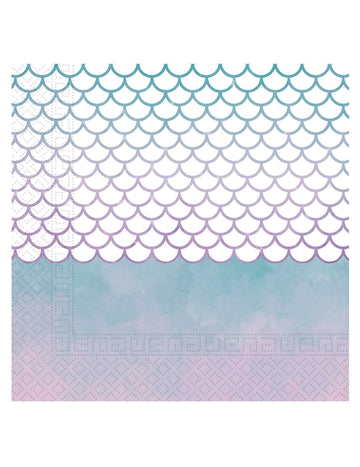 20 elegantnih brisač za papirnate morske deklice 33 x 33 cm