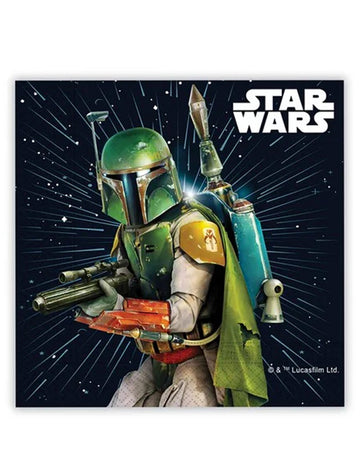 20 Star Wars Galaxy Papirnate brisače 33 x 33 cm