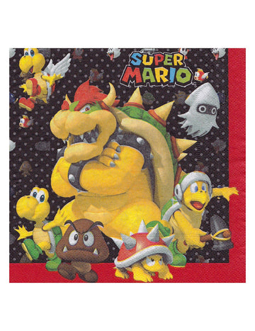 20 Super Mario papirnate brisače 33 x 33 cm