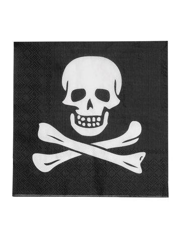 20 brisače za glave lobanje 33 x 33 cm