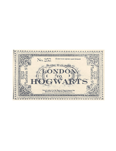 20 Servet Harry Potter™ Vozovnica London - Bradavičarka 33 x 40 cm