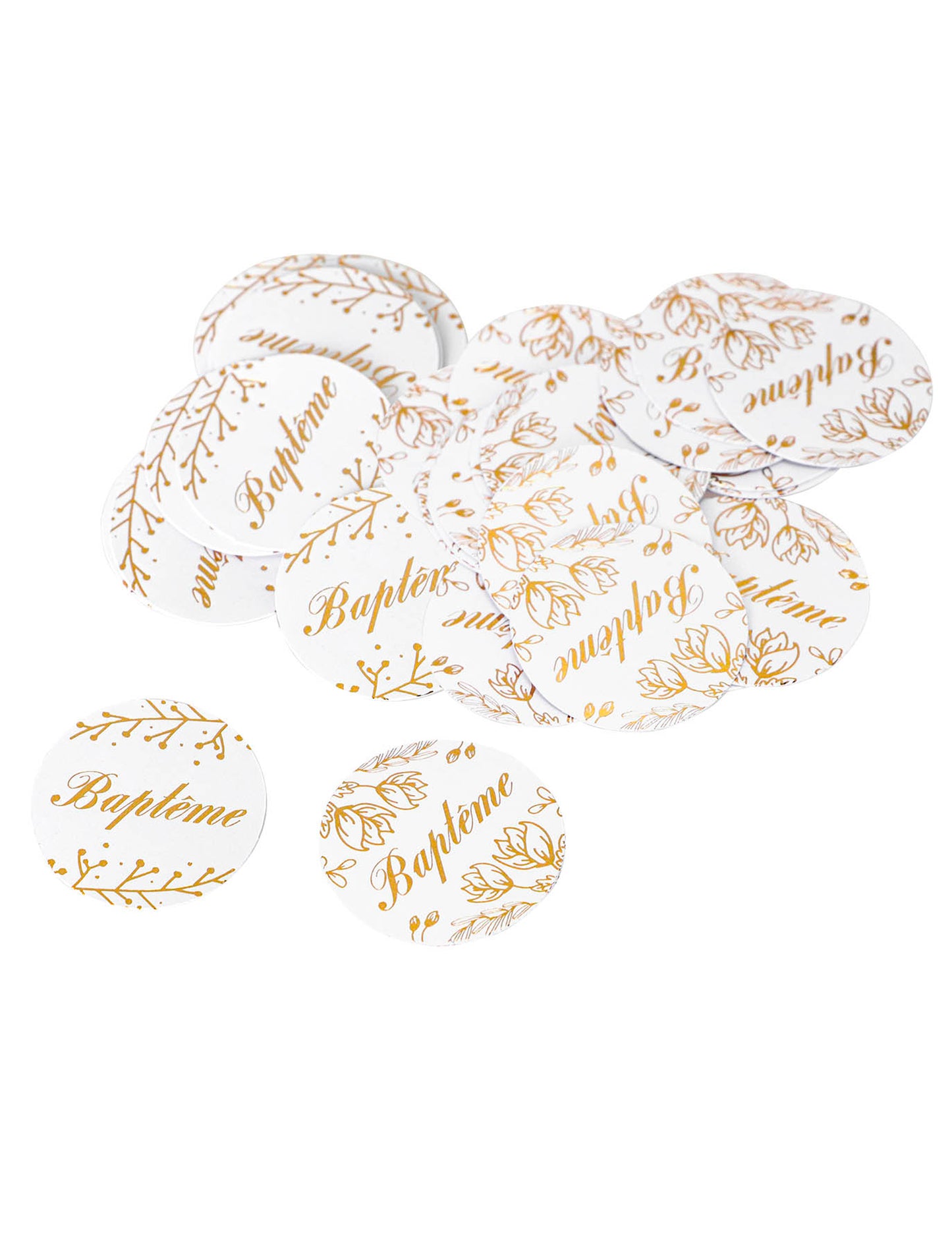 24 ZLATI FLOWERY CONCETTI Krst 2,8 cm