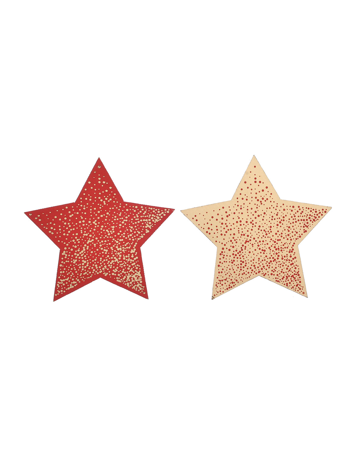 25 décorations à parsemer Noël Étincelant rouges 6,5 x 6,2 cm