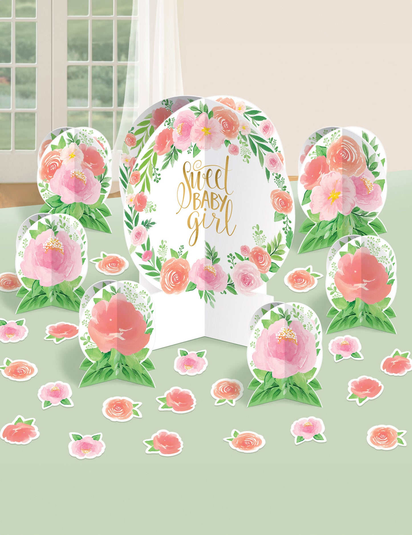 27 cvetličnih in vintage dodatkov za dekoracijo mize za deklice