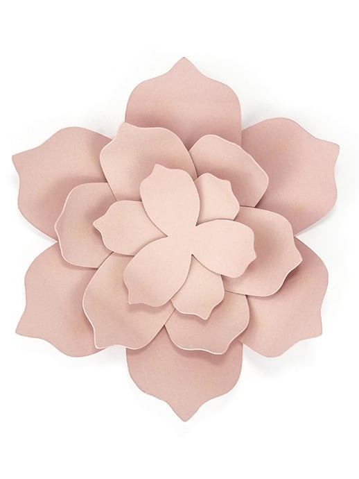 3 rožnate papirnate rože 10 cm diy komplet 