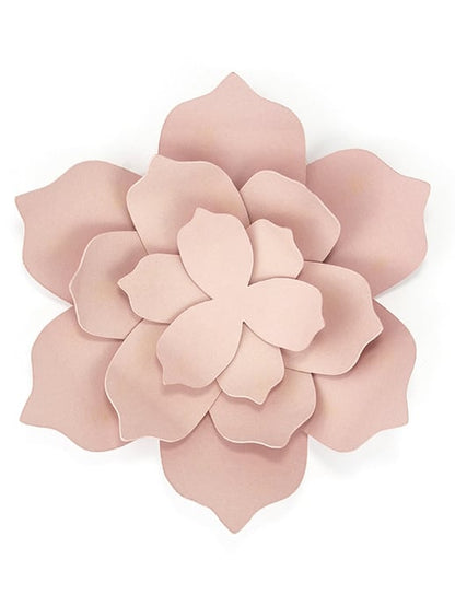 3 rožnate papirnate rože 10 cm diy komplet 