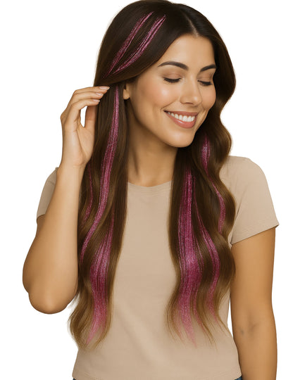 3 roza sijoči prameni 50 cm