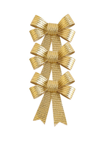 3 sijoče zlate pentlje 10 x 13 cm 