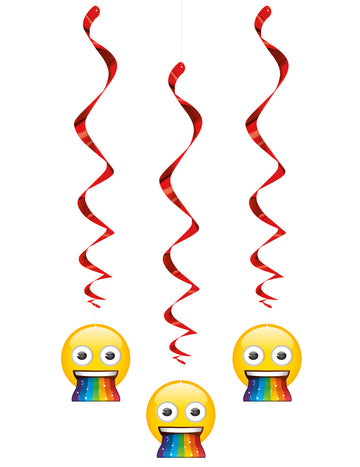 3 emoji mavrica 66 cm spiralne suspenzije