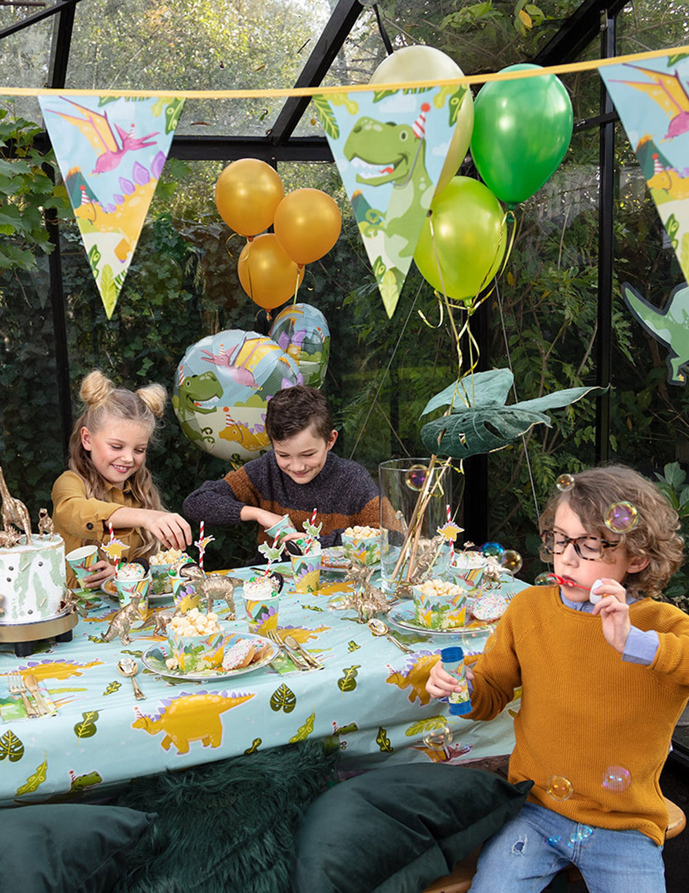 Mise en situation des suspensions spirales dino party