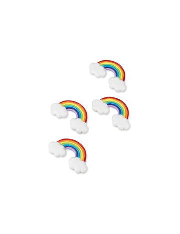 4 večbarvne mavrice iz lepilne smole 5 cm lepiti