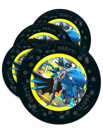 4 Batman™ krožniki za večkratno uporabo 21 cm