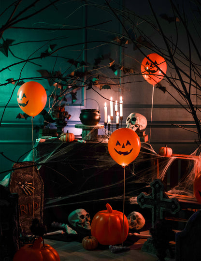 4 Halloween Bump LED baloni 27,5 cm