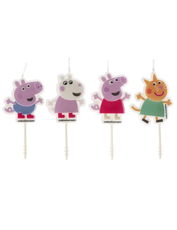 4 rojstnodnevne sveče peppa prašiča