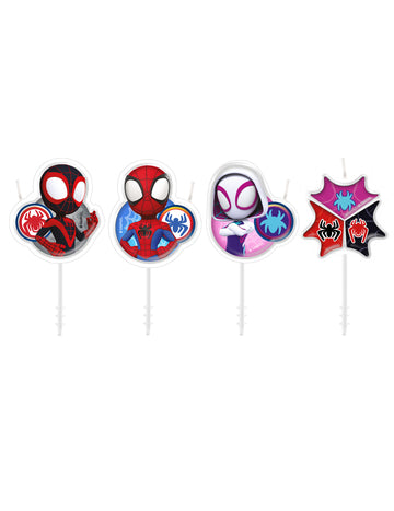 4 Spidey in prijatelje rojstnodnevne sveče
