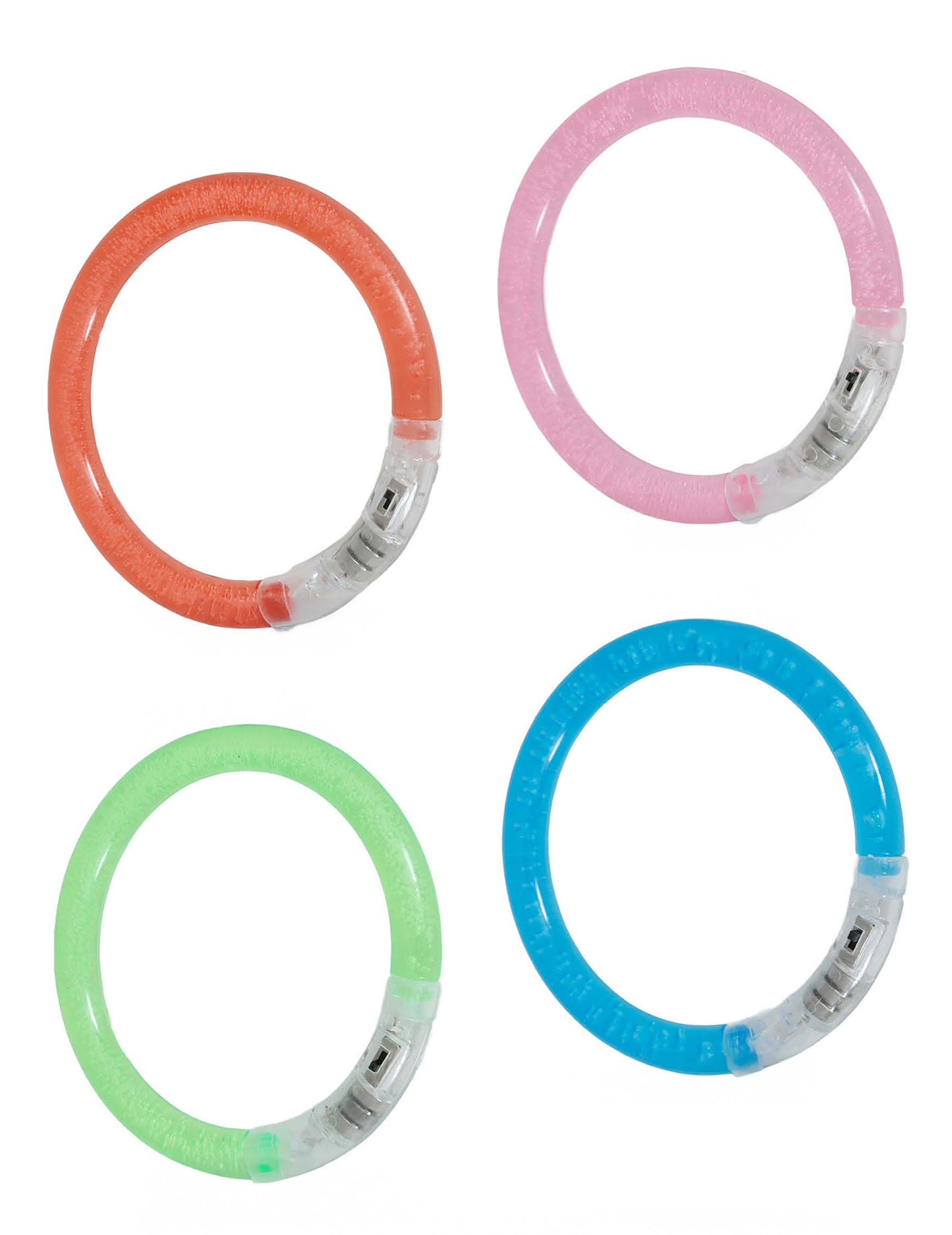 4 LED svetleče zapestnice 